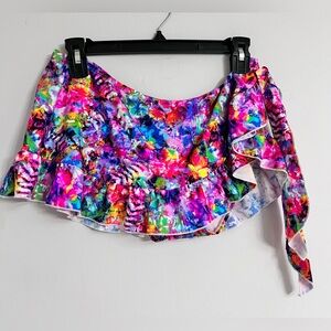 Colorful Swim bottoms. Waist=34”